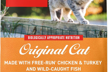 ® Dry Original Cat Food Premium, High Protein, Fresh & Raw Animal Ingredients, 4Lb