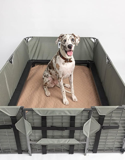 Load image into Gallery viewer, Reusable Dog Pee Pads - Dogs Waterproof Training Pads - Washable &amp; Sanitary - Rounded Corners - Laminated, Lightweight, Durable - Pet Essentials Puppy Training, Whelping - 60" X 60"
