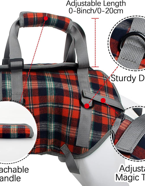 Load image into Gallery viewer, Dog Lift Harness, Grid Pet Rear Support Aid Veterinarian Approved Sling for Old K9 Help with Poor Stability, Back Leg Hip Disabled Joint Injury Elderly Arthritis ACL Rehabilitation Rehab
