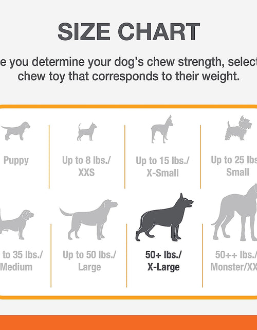 Load image into Gallery viewer, Double Bone Power Chew Toy for Dogs, Dog Toys for Aggressive Chewers, Bacon Flavor, X-Large - 50+ Lbs, 1 Count
