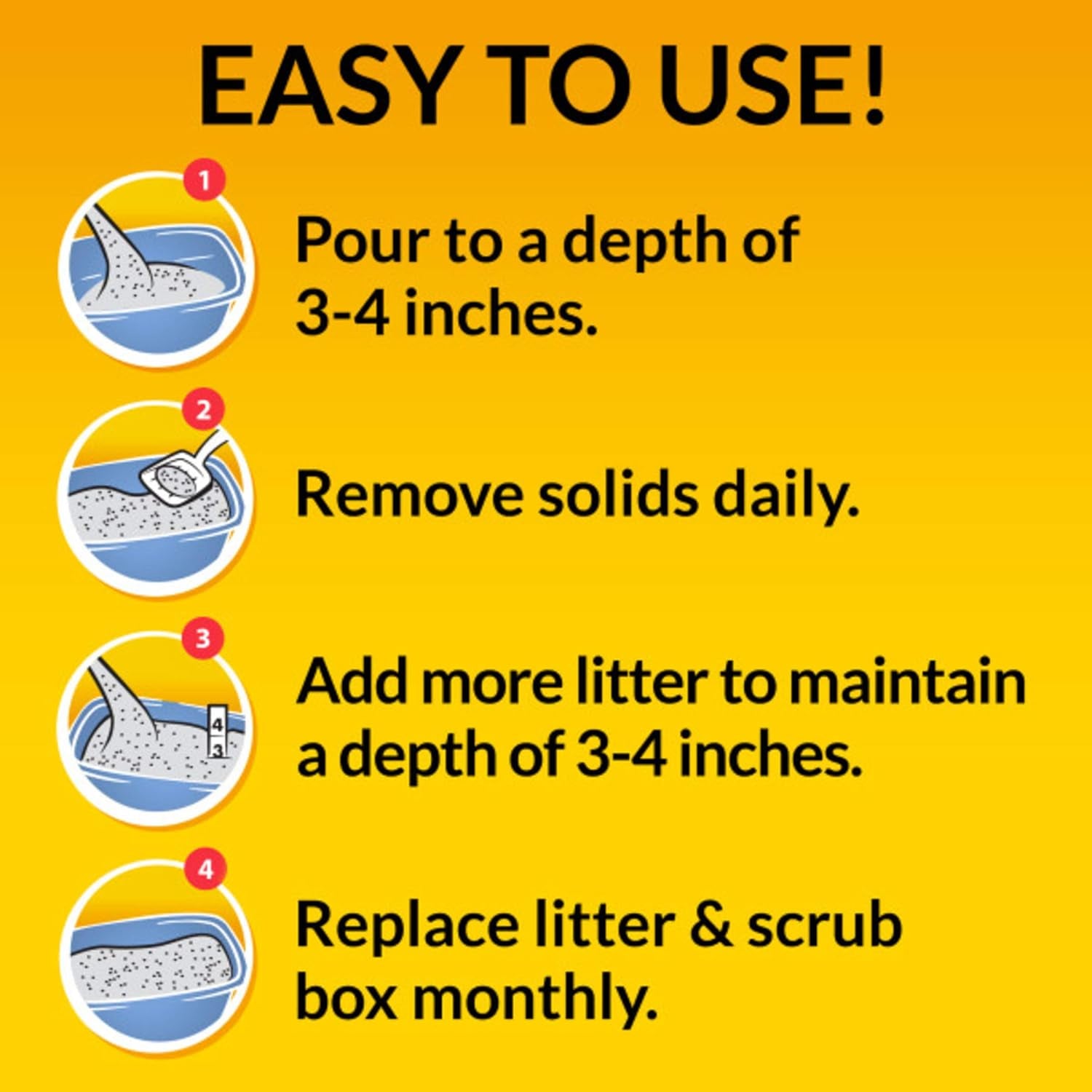 Purina  4-In-1 Strength Clumping Cat Litter