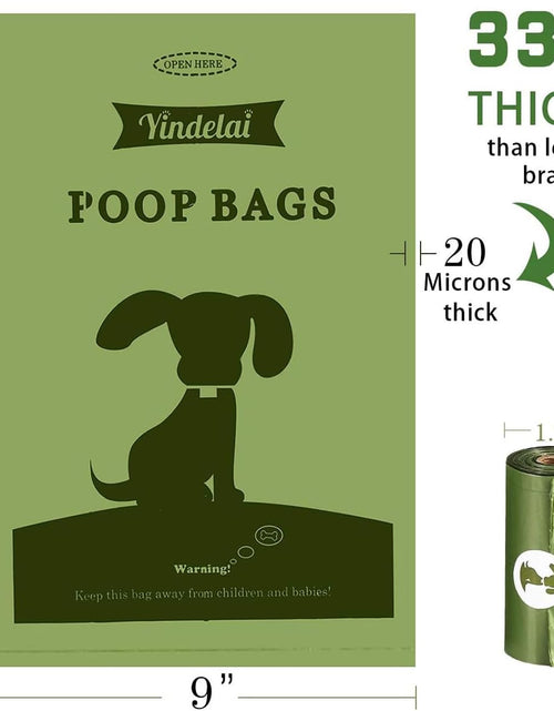 Load image into Gallery viewer, Dog Poop Bag Biodegradable Scented: Leak Proof Dog Waste Bags with 1 Dispenser, 18 Rolls Refills Poop Bags -450 Counts

