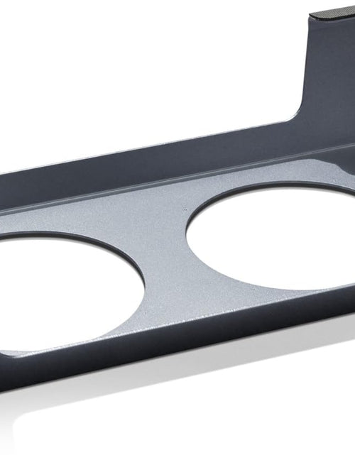 Load image into Gallery viewer, Elevated Dog Bowls, Cat Bowls -- Premium Anodized Aluminum Feeder (Short 4"). Us Food Grade Stainless Steel Raised Bowls,Metallic Gray
