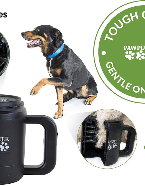 Load image into Gallery viewer, Paw Plunger – the Muddy Paw Cleaner for Dogs – Saves Carpet, Furniture, Bedding and Cars from Dirty Paw Prints – Use This Dog Paw Cleaner after Walks – Soft Bristles, Convenient Cup Handle
