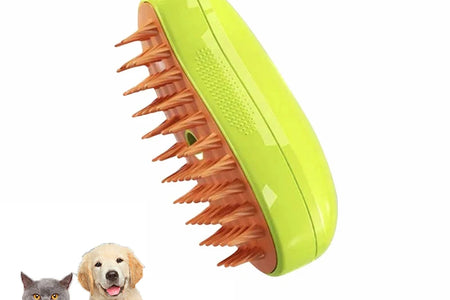 Cat Dog Steamy Brush Steam Brush Electric Sprayer for Massage Pet Grooming Tool Shedding 3 in 1 Electric Sprays Massage Combs