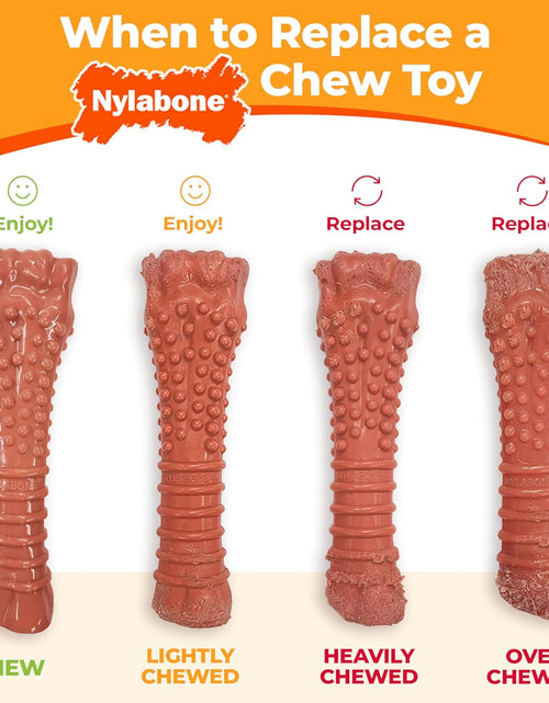 Load image into Gallery viewer, Double Bone Power Chew Toy for Dogs, Dog Toys for Aggressive Chewers, Bacon Flavor, X-Large - 50+ Lbs, 1 Count
