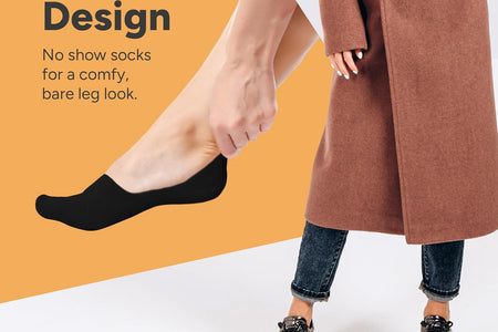 No Show Socks Womens with Low Cut Socks and No Slip Socks for Women