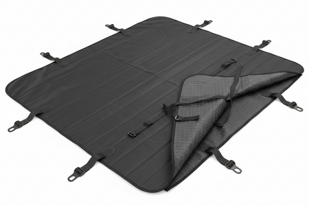 Dog Car Seat Cover, Back Seat Cover for Dogs Pet Car Seat Protector Waterproof Bench Car Seat Cover, Non-Slip Reat Seat Cover Fits Middle Armrest for Most Cars Trucks Suvs - Black