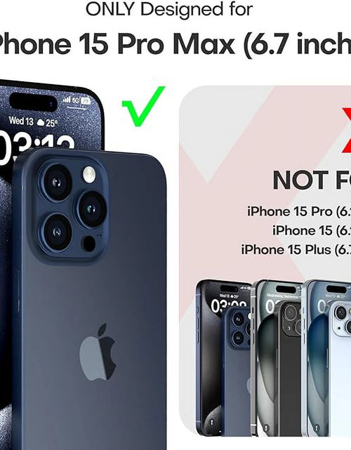 Load image into Gallery viewer, Funda Delgada a Prueba De Golpes Para Teléfono Celular Para Apple Iphone 15 Pro Max, Negro
