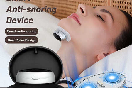 Smartsnore™ 5-Pair EMS Anti-Snoring Device – Breathe Easy, Sleep Deep