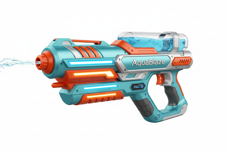 AquaBlaze Electric Water Blaster LED Power Squirt Gun for Epic Summer Battles