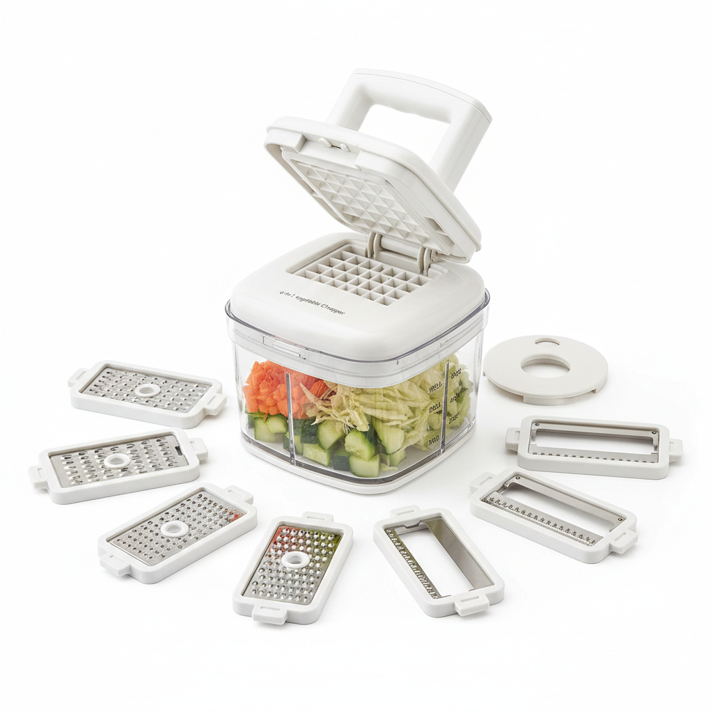 ChopMaster 6-in-1 Manual Vegetable Chopper – Ultimate Kitchen Slicer