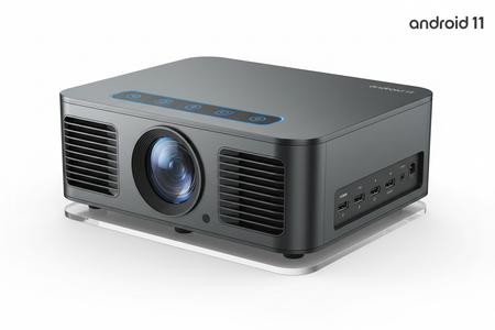 Android 11 4K Smart Projector 580ANSI 1920x1080P Full HD WiFi6 BT5.0 Home Cinema Theater