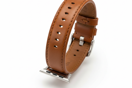 Top Grain Leather Apple Watch Band 42mm 45mm - Compatible with Series 1 2 3 4 5 6 7 SE Sport Edition