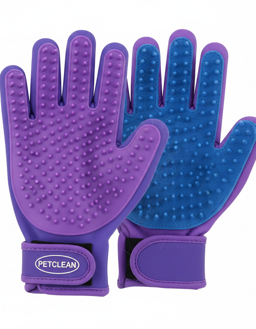 Load image into Gallery viewer, FurGone Duo Gloves – Double-Sided Electrostatic Pet Hair Removal &amp; Grooming Gloves
