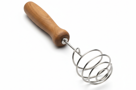 Baker's Best Danish Dough Whisk – Dutch-Style Stainless Steel Hand Mixer
