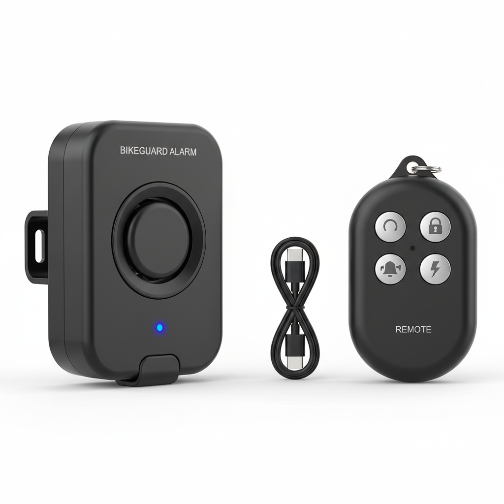 Ultimate Bike Guard™ – Wireless Vibration Alarm with Remote & USB Charging